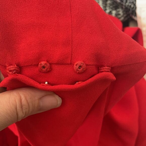 Maison Margiela sz 42 red midi dress - Picture 11 of 13